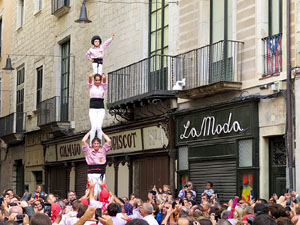Fires 2015. Diada Castellera de Sant Narc&iacute;s amb Marrecs de Salt, Minyons de Terrassa i Capgrossos de Matar&oacute;