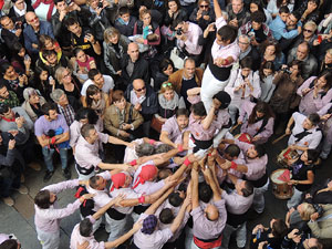Fires 2015. Diada Castellera de Sant Narc&iacute;s amb Marrecs de Salt, Minyons de Terrassa i Capgrossos de Matar&oacute;