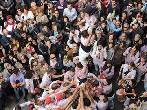 Fires 2015. Diada Castellera de Sant Narc&iacute;s amb Marrecs de Salt, Minyons de Terrassa i Capgrossos de Matar&oacute;