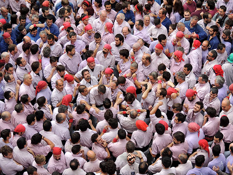 Actuaci&oacute; dels Minyons de Terrassa