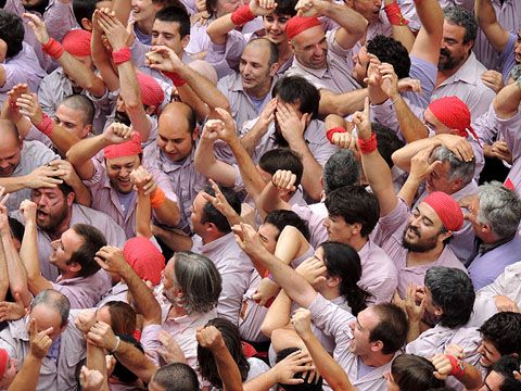 Actuaci&oacute; dels Minyons de Terrassa