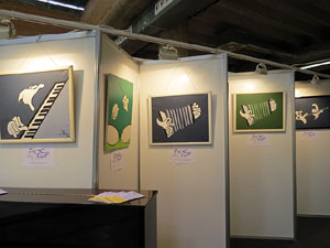 Fires 2015. Exposició d'olis de Xavier Cugat a Fira de Girona