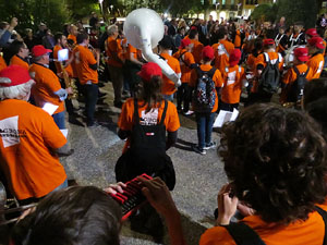 Fires 2015. Girona Grand Parade, cercavila musical de bandes pels carrers de Girona