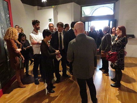 Inauguració de l'exposició Girona en època contemporània