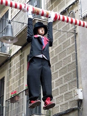 El Tarl&agrave; amb el vestit de gala