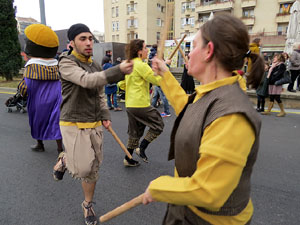 Girona10 2016. Cercavila de gegants i capgrossos amb Fal&middot;lera Gironina