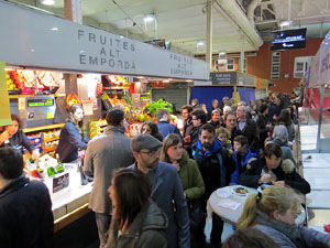 Girona10 2016. Tastets gastron&ograve;mics al Mercat del Lle&oacute; de Girona