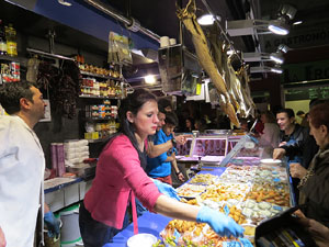 Girona10 2016. Tastets gastron&ograve;mics al Mercat del Lle&oacute; de Girona