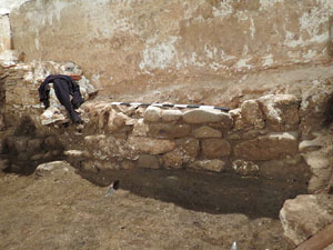 Excavacions a l'Hospital dels Capellans o dels Clergues