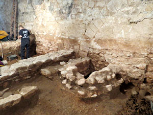 Excavacions a l'Hospital dels Capellans o dels Clergues