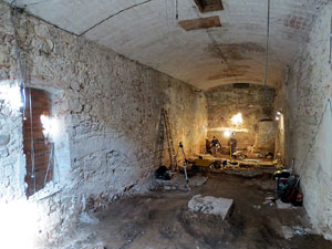 Excavacions a l'Hospital dels Capellans o dels Clergues