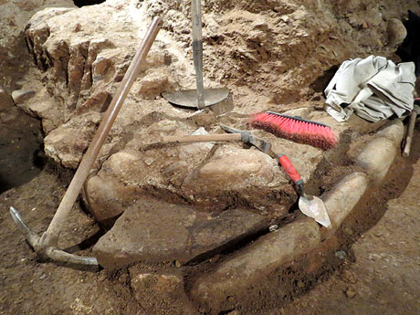 Excavacions a l'Hospital dels Capellans o dels Clergues