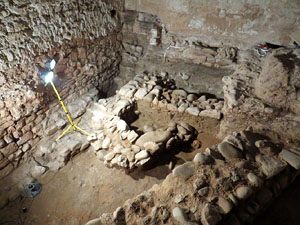 Excavacions a l'Hospital dels Capellans o dels Clergues