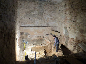 Excavacions a l'Hospital dels Capellans o dels Clergues