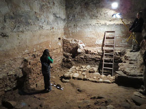 Excavacions a l'Hospital dels Capellans o dels Clergues