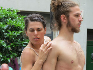 inund'ART 2016. Dansa a la pla&ccedil;a Mercaders amb Agitart