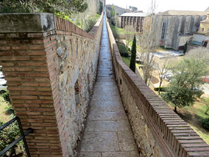 Itinerari de la Muralla. Des de la torre de Sant Domènec a la del Llamp