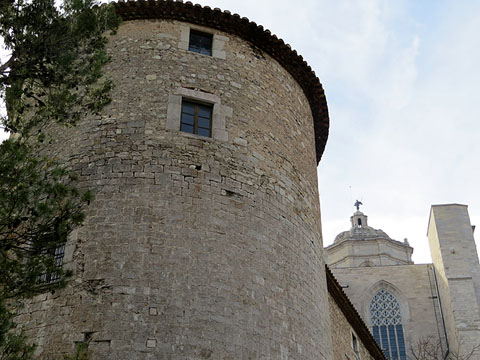 Detall de la torre Corn&egrave;lia