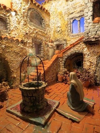 Detall d'un dels pessebres de l'exposici&oacute;