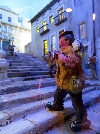 Detall d'un dels pessebres de l'exposici&oacute;