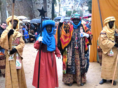 La Cavalcada de Reis 2015. El campament reial als Jardins de la Muralla