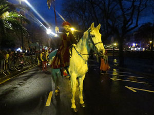 La Cavalcada de Reis 2016. Desfilada pels carrers de la ciutat, fins la pla&ccedil;a del Vi