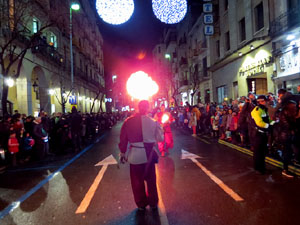 La Cavalcada de Reis 2016. Desfilada pels carrers de la ciutat, fins la pla&ccedil;a del Vi