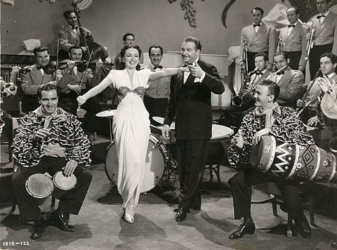 Xavier Cugat i Lina Romay a Two Girls and a Sailor, de Richard Thorpe, 1947