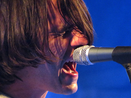 Festival Strenes 2016. Escenari de la pla&ccedil;a de Sant Feliu. Actuaci&oacute; de Joan Colomo