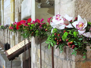 Temps de Flors 2016. Decoraci&oacute; floral del claustre de la Catedral