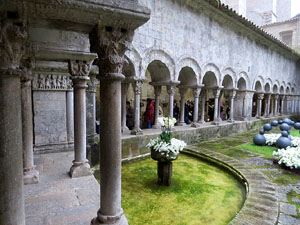Temps de Flors 2016. Decoraci&oacute; floral del claustre de la Catedral
