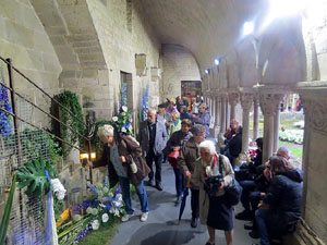 Temps de Flors 2016. Decoraci&oacute; floral del claustre de la Catedral