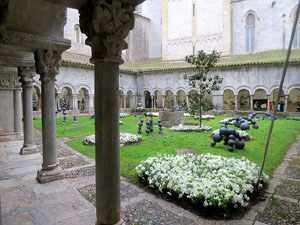 Temps de Flors 2016. Decoraci&oacute; floral del claustre de la Catedral