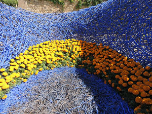 Temps de Flors 2016. Laberint al Jard&iacute; de la Inf&agrave;ncia