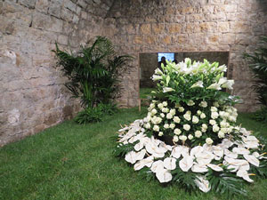 Temps de Flors 2016. Muntatges i instal&middot;lacions a Les Sarra&iuml;nes