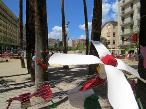 Temps de Flors 2016. Barri del Mercadal: pla&ccedil;a de Santa Susanna i Museu del Cinema