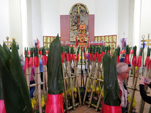 Temps de Flors 2016. Esgl&eacute;sia de Sant Lluc - Castrum dels manaies de Girona