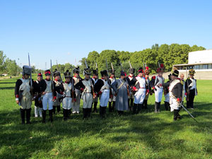 VIII Festa Reviu els Setges Napoleònics de Girona. Campament al Parc de les Ribes del Ter