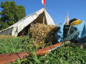 VIII Festa Reviu els Setges Napoleònics de Girona. Campament al Parc de les Ribes del Ter