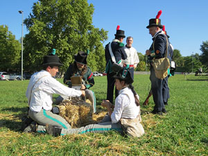 VIII Festa Reviu els Setges Napoleònics de Girona. Campament al Parc de les Ribes del Ter