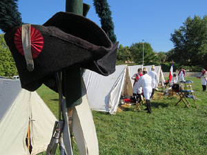 VIII Festa Reviu els Setges Napoleònics de Girona. Campament al Parc de les Ribes del Ter