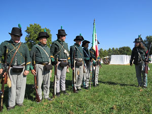 VIII Festa Reviu els Setges Napoleònics de Girona. Campament al Parc de les Ribes del Ter