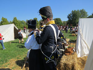 VIII Festa Reviu els Setges Napoleònics de Girona. Campament al Parc de les Ribes del Ter