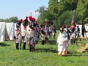 VIII Festa Reviu els Setges Napole&ograve;nics de Girona. Campament al Parc de les Ribes del Ter
