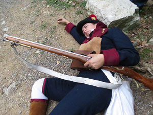 VIII Festa Reviu els Setges Napoleònics de Girona. Escena 3. Torre Gironella