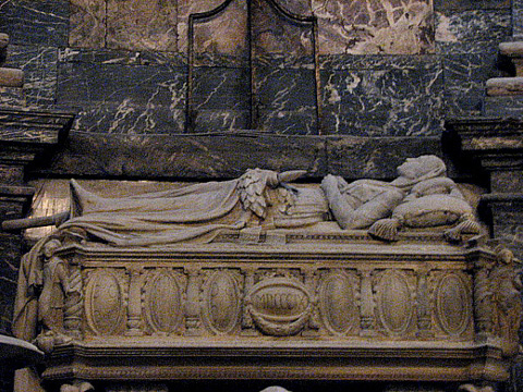 Detall del Mausoleu de la Companyia de Santa B&agrave;rbara