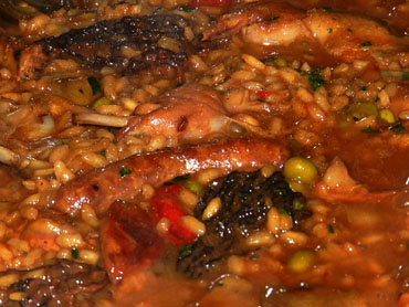 L'arròs de pagès, fet