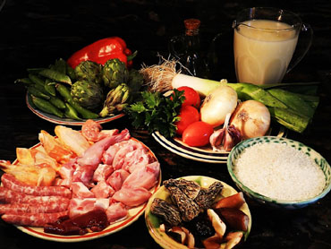 Ingredients de l'arròs de pagès
