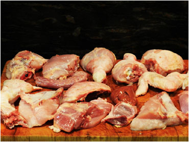La gallina a trossos