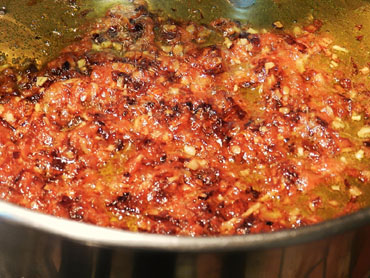 Sofregit de la sopa de peix